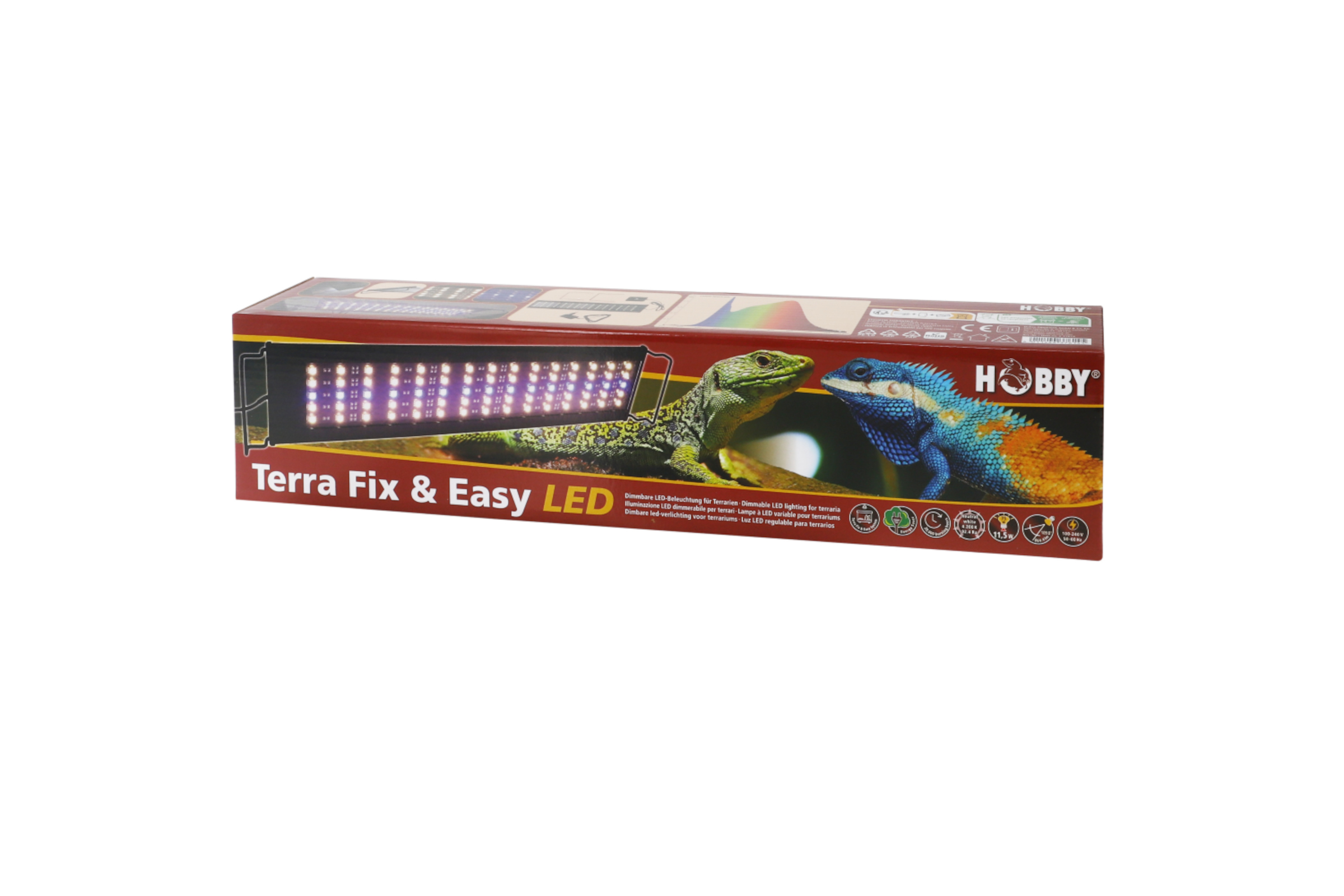 Verpackung Terra Fix & Easy LED mit Echsenmotiv